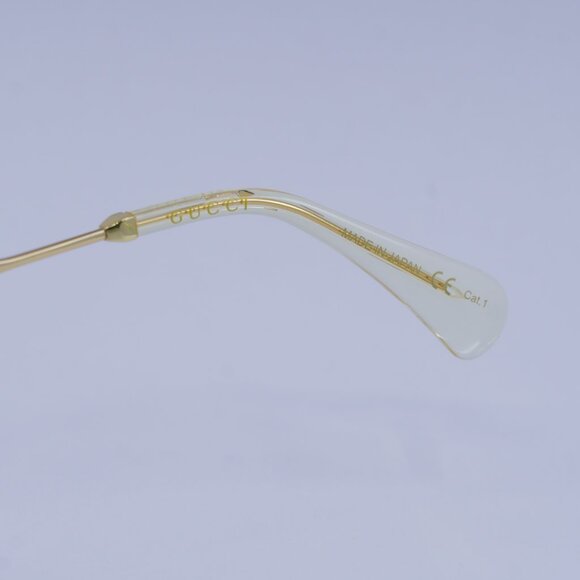 Gucci GG0992S 001 Sunglasses Gold Square Frame, Light Yellow Lenses - Picture 8 of 11